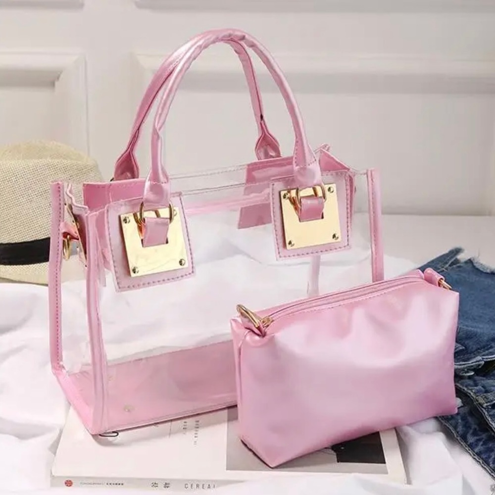 Barbie transparent Jelly Bag